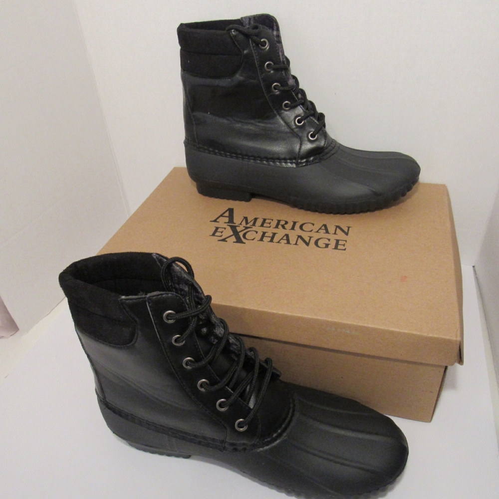 American Exchange Mens Waterproof Boots, Size 10M